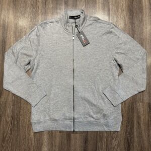 RLX Ralph Lauren Golf Full Zip Wicking Stretch Jacket Grey Size XL $228